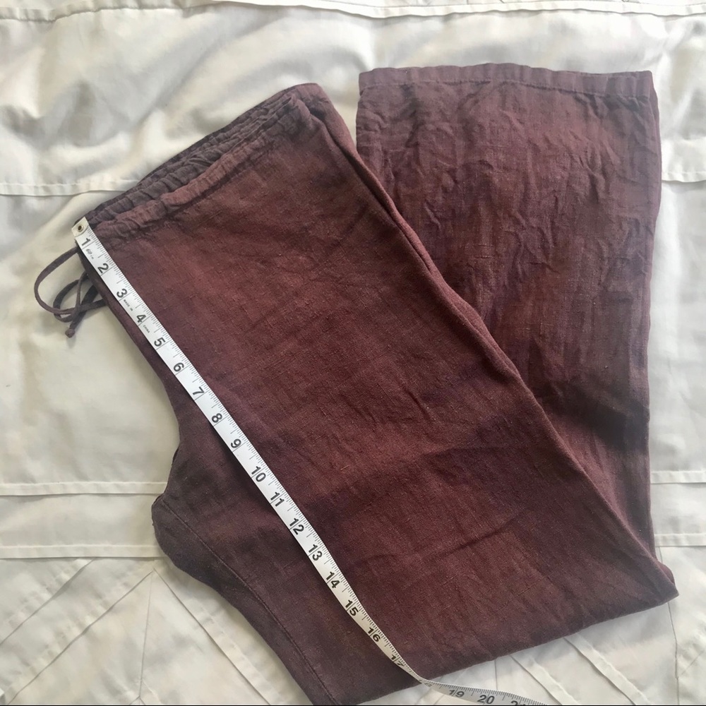 Wide Leg Linen Pant